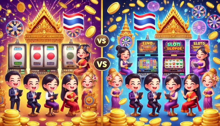 สล็อตออนไลน์ vs สล็อตคาสิโน แบบไหนเหมาะกับคุณที่สุด?